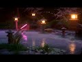 Neon Japanese Garden 🌸 | Lofi Hip Hop Beats |Sleep & Relax | 3 Hours