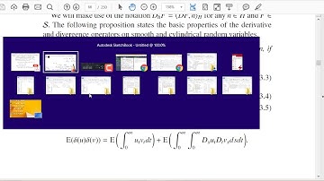 Malliavin Calculus - Session 5