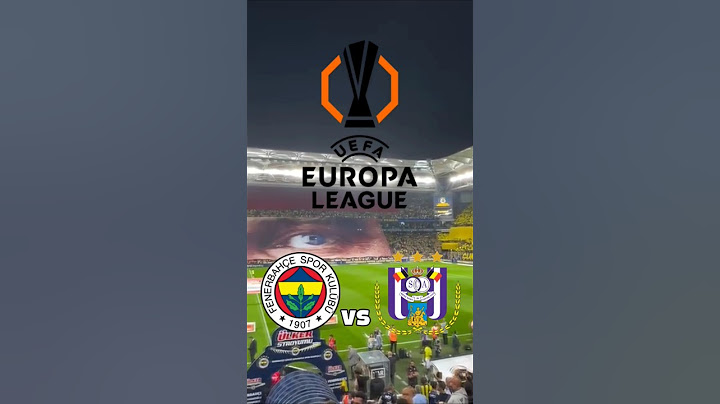 Fenerbahçe - Anderlecht Avrupa Ligi Play-Off Turu İlk Maç 😱😳 #fenerbahçe
