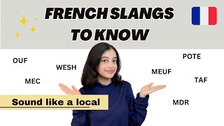 French slangs to know before coming to France | Le Verlan