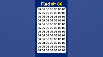 Find The Odd Number 60 #findtheoddnumber #shorts #maths #riddle #puzzle #viral #viralshorts #quiz