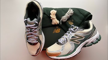 Best NB Collabs Ever?  Aime Leon Dore x New Balance 860v2 Green / White Amazing Packaging & Details!