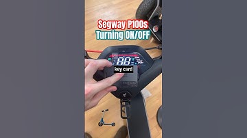 How to turn your Segway P100s on and off💡🛴 #segway #ninebot #escooter