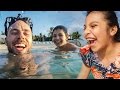 KIDS SEE THE OCEAN FOR THE FIRST TIME IN COZUMEL