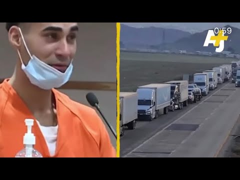Truck drivers protest in Colorado after a driver was given a 110-year ...