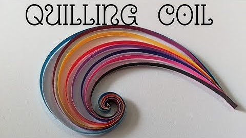 How to make  quilling  scrolls  / swirls