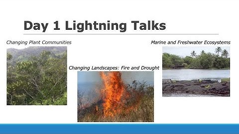 2020 PI-CASC Science Summit: Climate Adaptation Research and Management Lightning Talks 1
