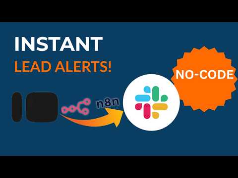 "Stop Losing Real Estate Leads! Instant n8n Automation (Typeform + Slack)"