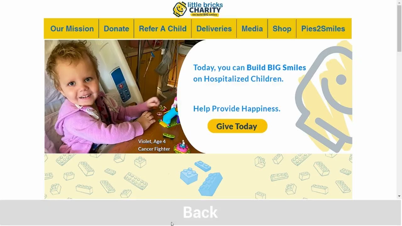 Little Bricks Charity Virtual World Walkthrough