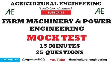 mcaer pg cet  2022 mock test I icar jrf 2022 update I free agricultural engineering syllabus I