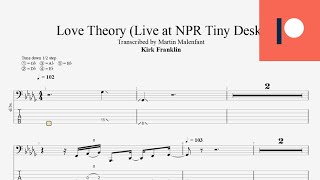 Kirk Franklin - Love Theory (live at NPR Tiny Desk) (bass tab)