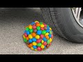 Experiment Car vs M&M Candy, Skittles, Watermelon | Crushing Crunchy & Soft Things by Car | Test Ex