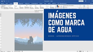  Colocar Imágenes Como Marca De Agua En Word Aprendiendo Office - Word