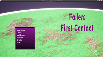 #Devlog #1 Main Menu for Fallen: First Contact