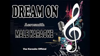 DREAM ON | Aerosmith | MALE KARAOKE