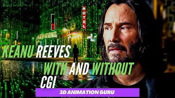 Keanu Reeves matrıx -With and without Unreal engine 5 CGI