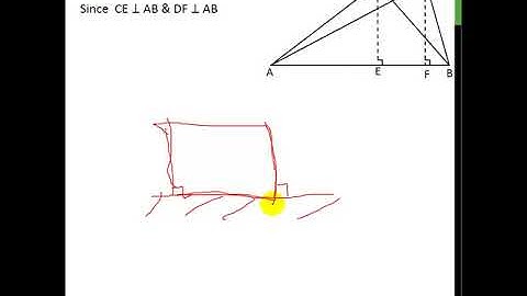 Theorem 9.3   Class 9   Triangles having same base and equal areas lie