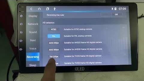 Cách cài Camera lùi trên DVD Oled - Cài Ahd25