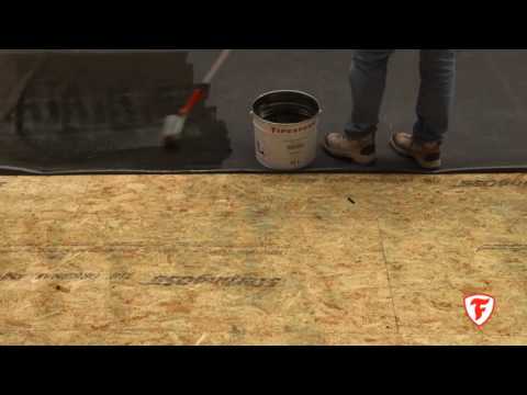 Применения связывающего адгезива BA-2012 для соединения ЭПДМ мембраны Firestone