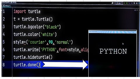 Draw name by using Turtle module in @Python | Beginner