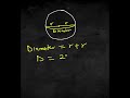 Finding diameter & radius of a circle #maths #modulararithmetic #mathproblem#circle
