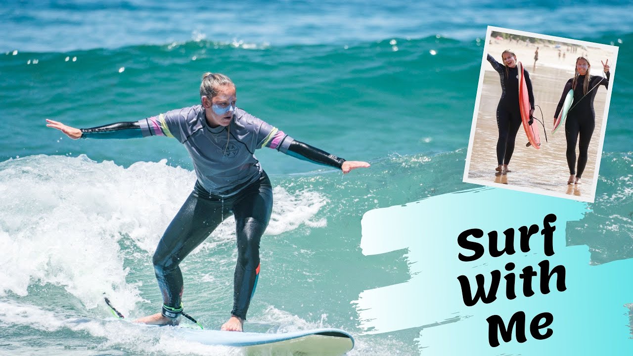 Join a REAL surf session with me 🏄‍♀️ | Beginner plus surfer 
