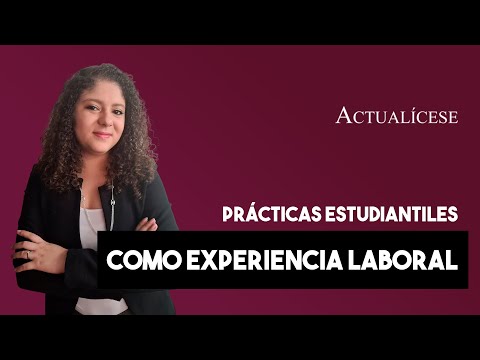 Video: ¿Se considera el aprendizaje como experiencia laboral?
