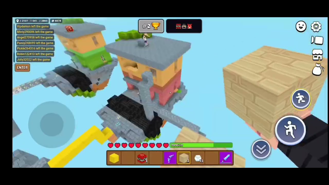 Minefun.io skywars hack #minefun #minecraft #foryou 