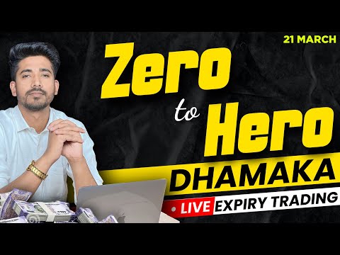 21 March Live Trading | Live Intraday Trading Today | Bank Nifty option trading live Nifty 50