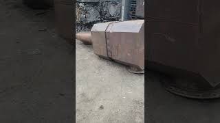 A GIANT exhaust stack! #Scrap-Life #recycle #recycling #business #diesel #exhaust #giant #shorts