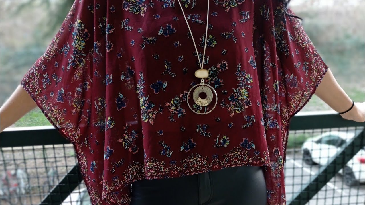Un avanzo di stoffa diventa un caftano  frizzante 🎊😘 assolutamente per principianti 😉😉
