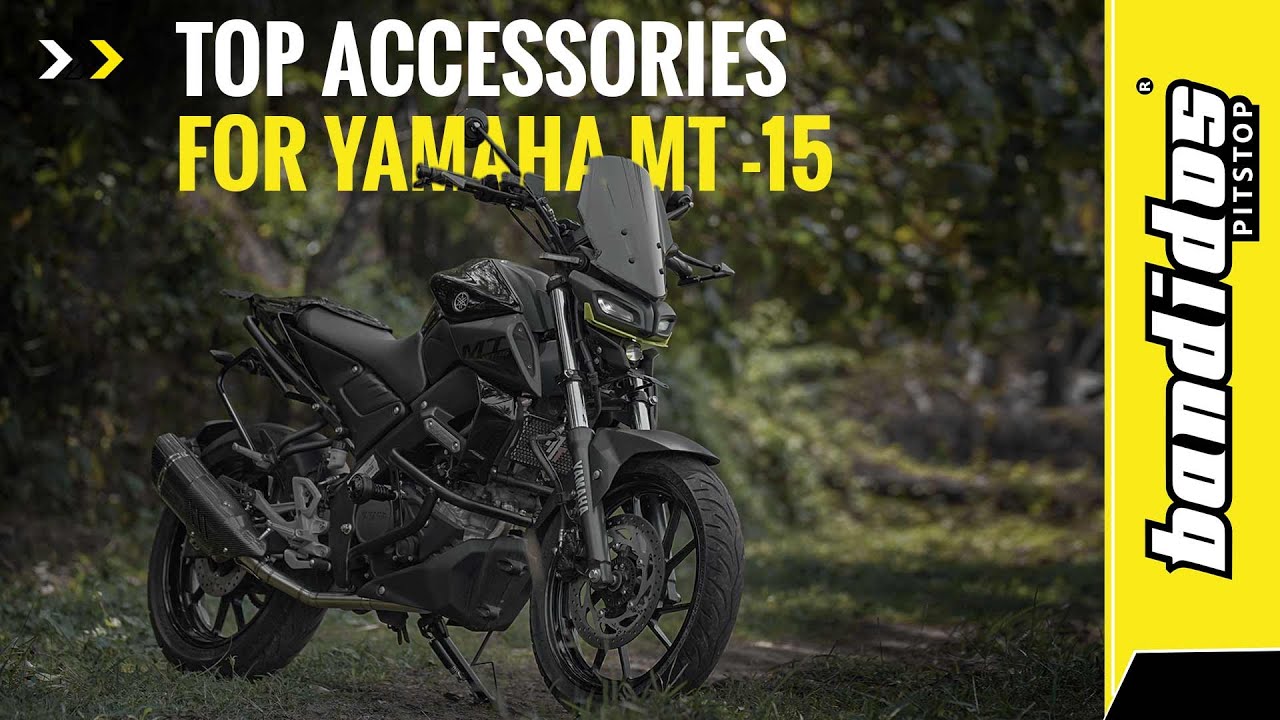 ACCESSORIES FOR YAMAHA MT-15 - YouTube
