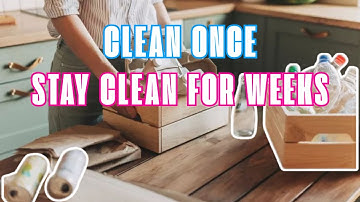 12 miniregels die mijn huis wekenlang schoon houden (zonder dagelijkse schoonmaak)
