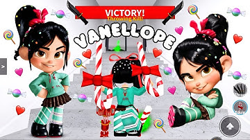 PLAYING MM2 AS VANELLOPE🍬💖 (IPAD PRO GAMEPLAY)