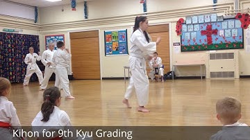 9th Kyu Grading