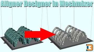 Aligner Designer in Meshmixer