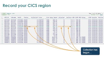 Capturing CICS transactions that have abended using C\Prof