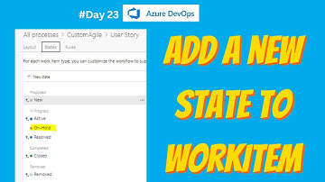 23. Customize state of Work item | custom Agile template