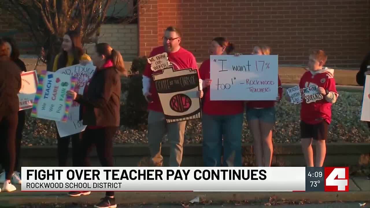 Fight over teacher pay continues in Rockwood School District YouTube