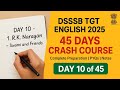 DAY 10 | R.K. Narayan– Swami and Friends | DSSSB TGT English2025CrashCourse|PYQs, Notes|RudraClasses
