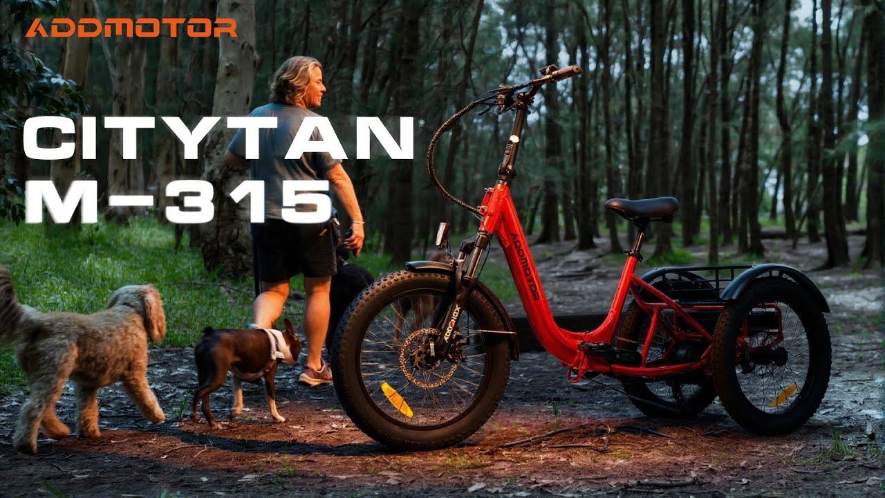 Addmotor Citytan M-315 Folding Electric Trike | Compact But Powerful