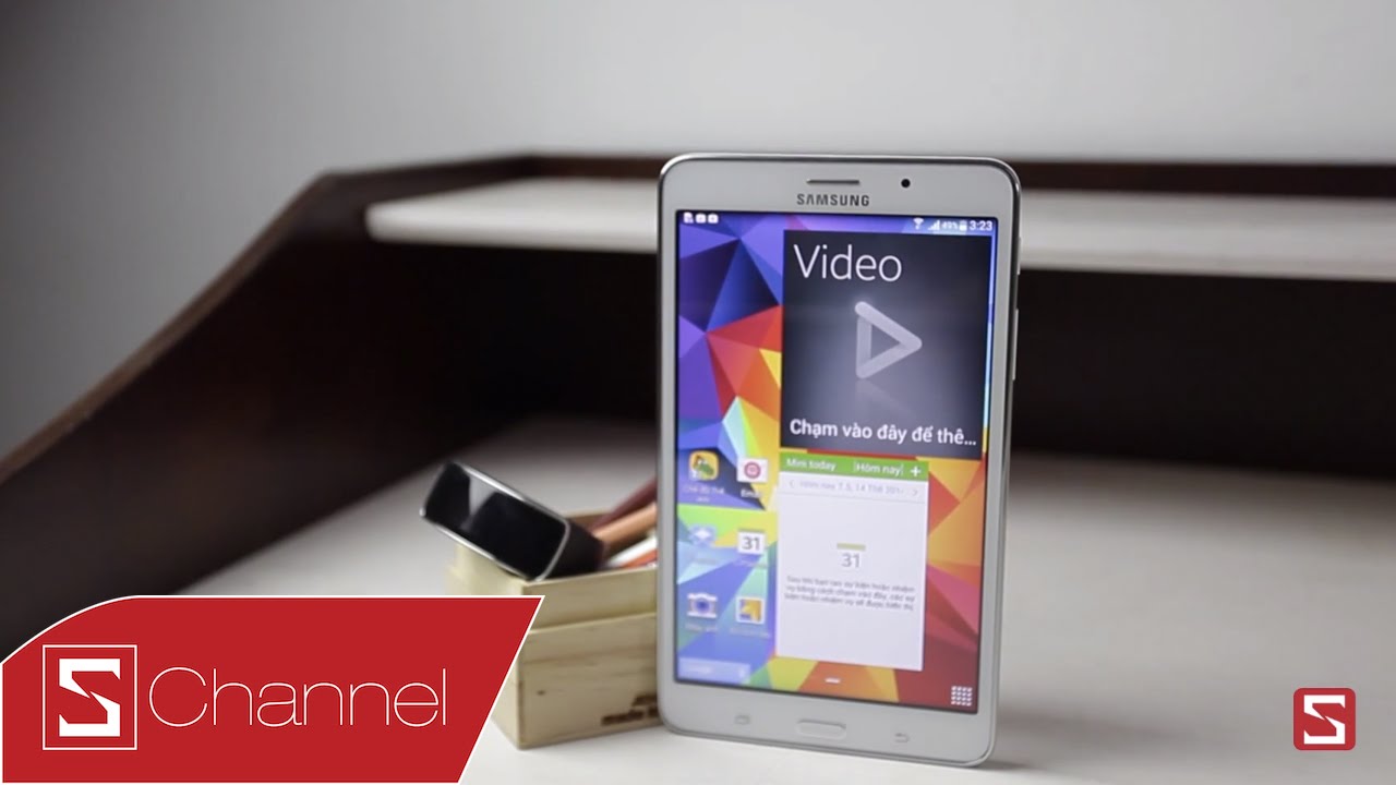 Schannel – Mở hộp Galaxy Tab 4 7.0 : Nhỏ gọn, tích hợp sẵn 3G