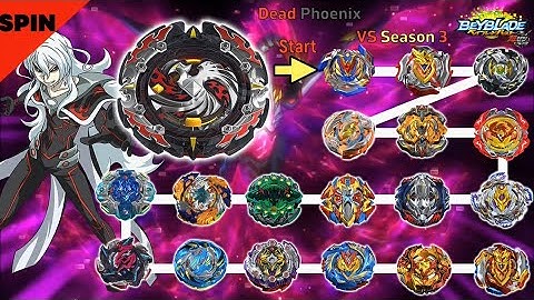 베이블레이드 버스트 초제트 데드 피닉스 VS 올시즌3 마라톤 배틀 Dead Phoenix VS ALL Season 3 marathon Beyblade Burst Cho-Z