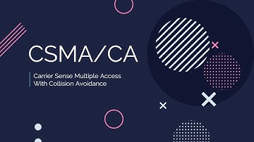 CSMA / CA ( Carrier Sense Multiple Access With Collision Avoidance )