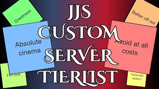 Ranking JJS Custom Servers | Jujutsu Shenanigans