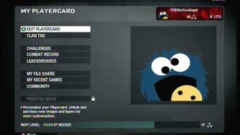 COOKIE MONSTER! Call of Duty: Black Ops Emblem Tutorials Ep.1