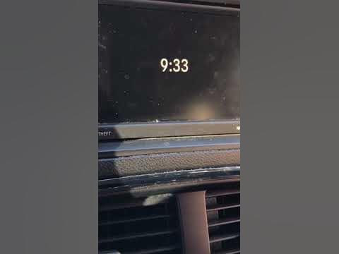 Changing the Time on 2018 Dodge Grand Caravan - YouTube