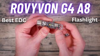 RovyVon G4 Aurora A8 Overview! // BEST EDC Flashlight? Bright + UV + Red Light + Warm Reading Light