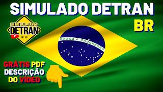 NATIONAL DETRAN SIMULATION 40 COMMENTED QUESTIONS WITH THEORETICAL TIPS