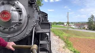 90 arriving at carpenters for echo 2:00 train